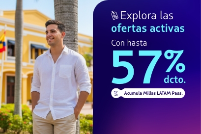 Cyber LATAM: hasta 73% de descuento en vuelos